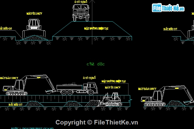 Biện pháp thi công đường,thi công đường,đường bắc giang